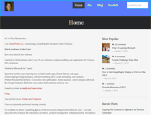 Tablet Screenshot of paulmestemaker.com